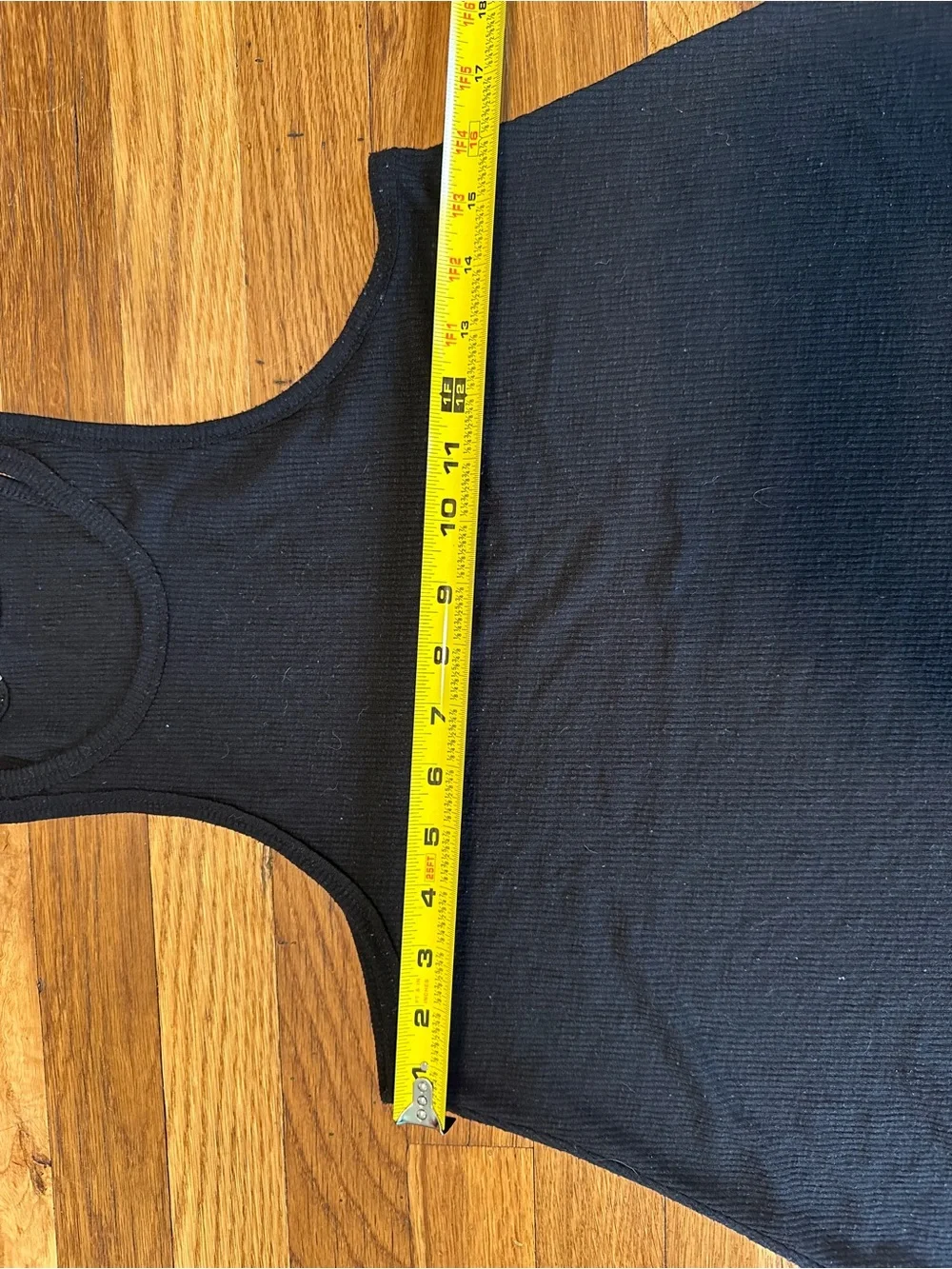 Free People Black Ribbed Racerback Tank - Picture 3 of 5